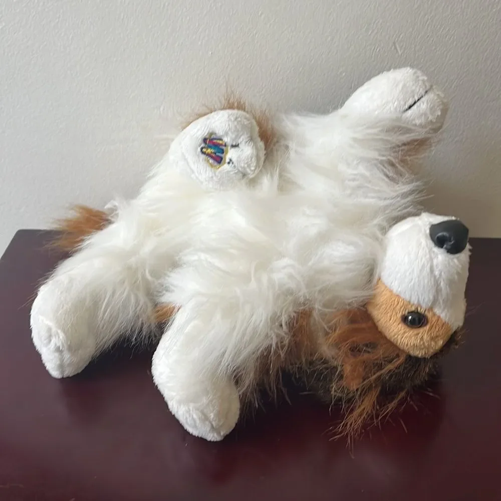 Ganz Hans Collie Plush Stuffed Dog Large Fluffy Collectible Puppy Toy